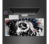 Cekog Abstract Religion Mouse Pad (24x16x0.12 inch) Gaming Mouse Pad,Extended Large XXL Mouse Mat Desk Pad,Stitched Edges Mousepad,Non-Slip Rubber Base,Gaming Mouse Pad