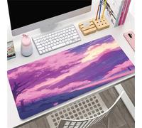 Cekog Gaming Mouse Pad Beautiful Scenery Large Mouse Mat,31.5x11.8x0.08 inch XXL Mousepad,with Stitched Edges and Non-Slip Natural Rubber Base Keyboard Mouse Mat for Gamer/Desktop/Office/Home