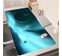 Cekog Green Planet Mouse Pad,400x600x3mm Gaming Mouse Pad,Extended Large XXL Mouse Mat Desk Pad,Stitched Edges Mousepad,Non-Slip Rubber Base,Gaming Mouse Pad