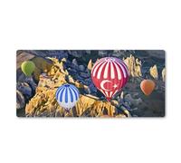 Cekog Hot Air Balloon Color Mouse Pad,600x1200x3mm Gaming Mouse Pad,Extended Large XXL Mouse Mat Desk Pad,Stitched Edges Mousepad,Non-Slip Rubber Base,Gaming Mouse Pad