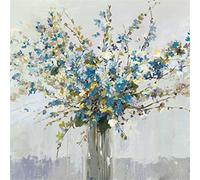 Cekog Paint by Number for Adults,Watercolor Flowers DIY Canvas Oil Painting Set,Acrylic Painting by Numbers for Kids Adults Beginner Paint by Numbers for Home Wall Decor Gifts(Without Frame) 24x30in