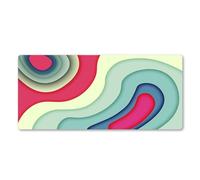 Cekog Ripple Mouse Pad,400x900x2mm Gaming Mouse Pad,Extended Large XXL Mouse Mat Desk Pad,Stitched Edges Mousepad,Non-Slip Rubber Base,Gaming Mouse Pad