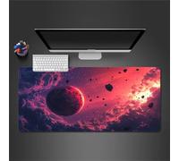 Cekog XXL Large Mouse Mat 31.5x15.7x0.12 inch Gaming Mouse Pad,Planet Cloud Extended Mouse Pad,Desk Protector Mat with Anti-Slip Base,Mousepad Improved Precision and Speed for Home Office Gaming Room