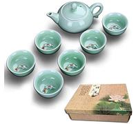 Celadon Teapot Chinese Tea Cup Set Teapot Drinkware Ceramic China Kung Fu Tea Set Ceramic Cup Chinese Gift Tea Accessories