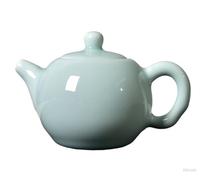 Celadon Teapot,Jade Green Porcelain Teapot,Kungfu Tea Utensil,Tea Ceremony,4 Optional Colors,龙泉青瓷茶壶 (Light Green)