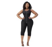 Celanisai Compression Clothing After Tummy Tuck for Women for Postpartum Recovery Bbl Lipo Shapewear Full Body Bodysuit in Half Thigh Length Bodice Body Shaping Bodysuit, O Black, M