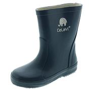 CeLaVi Basic Wellies, Unisex Kids’ Rain boat, iceblue, 12 Child UK (EU)