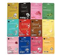 Celavi K-Beauty Skincare Essence Facial Face Mask Korea Skin Care Moisturising B Set 12 Pack