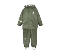 CeLaVi Kids 100% Waterproof Rain Set - PU Rain Jacket and Pants, Windproof Outdoor Rainwear for Boys & Girls
