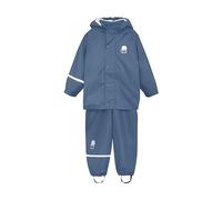 CeLaVi Kids 100% Waterproof Rain Set - PU Rain Jacket and Pants, Windproof Outdoor Rainwear for Boys & Girls