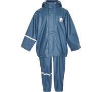 Celavi Kinder Regenset Basic Rainwear Set Solid PU Iceblue
