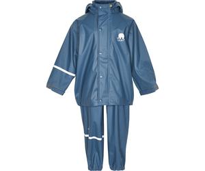 Celavi Kinder Regenset Basic Rainwear Set Solid PU Iceblue