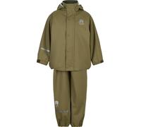 CeLaVi Kinder Regenset Basic Rainwear Set Solid PU Khaki