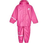 Celavi Kinder Regenset Basic Rainwear Set Solid PU Real Pink