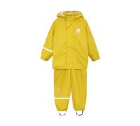 Celavi Unisex Basic Rainwear Suit Solid Raincoat, Yellow, 110 cm