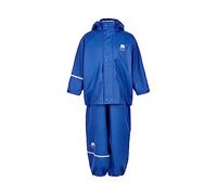 Celavi Unisex Basic Suit Solid Raincoat, Ocean Blue, 120 cm