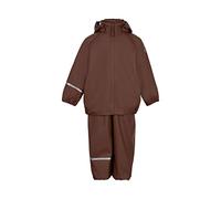 CeLaVi Unisex Kinder PU Recycled rain Set Rain Jacket, Rocky Road, 100