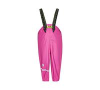 Celavi Unisex Rainwear Solid Rain Trousers, Real Pink, 120 cm