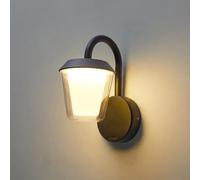 CELAVY Outdoor Wall Light IP65 Down Outside Lights Mains Powered, Anthracite Grey Front Door Porch Light Modern LED External Lighting Sconce, Waterproof Exterior Lamp Lantern Electric for House