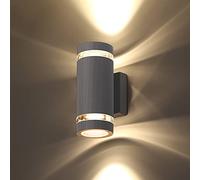 CELAVY Round LED Wall Light, IP65 Aluminium Waterproof Light, Indoor/Outdoor Use, Warm White