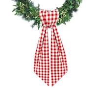 Celblisora Christmas Red White Buffalo Plaid Wreath Sash,Seersucker Wreath Satin,Sash Burlap Garland Ribbon Accessories,for Wreath Yard Doorway,Bow Bridal Shower Home Decor