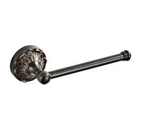 Celbon Antique Toilet Roll Holder Brass Material Toilet Paper Holder for Loo Roll Bathroom Paper Tissue Bar 21cm for Bathroom Toilet Paper Storage Brush Bronze (Black)