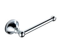 Celbon Brass Toilet Roll Holder Sliver Chrome Antique Bathroom Tissue Roll Bar Wall Mounted Toilet Paper Loo Holder for Bathroom Kitchen