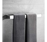 Celbon SUS 304 Stainless Steel Self Adhesive Towel Ring Modern Towel Rail Chrome Finished Towel Holder for Bathroom and Kitchen 35cm