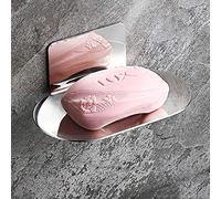 Celbon SUS 304 Stainless Steel Soap Dish 3M Self-Adhesive Chrome Finish Modern Soap Holder for Bathroom… (Chrome 1)