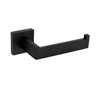 Celbon SUS 304 Stainless Steel Toilet Roll Holder Black Finish Toilet Loo Paper Holder for Bathroom Kitchen