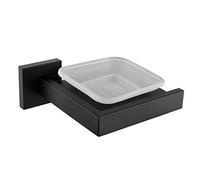 Celbon Wall Mounted SUS 304 Stainless Steel Soap Dish Black Finish Soap Holder for Bathroom and Toilet……