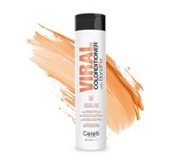 Celeb Luxury Viral Colorditioner: Coral Color Depositing Conditioner, BondFix Bond Rebuilder, 10 Vivid and Pastel Colors, Stops Fade, Conditioner + Vivid Color, Cruelty-Free, 100% Vegan