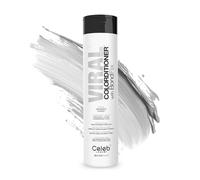 Celeb Luxury Viral Colorditioner: Silver Color Depositing Conditioner, BondFix Bond Rebuilder, 10 Vivid and Pastel Colors, Stops Fade, Conditioner + Vivid Color, Cruelty-Free, 100% Vegan
