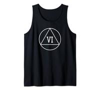 Celebrate 6 Years Sober Sobriety Birthday Anniversary Date Tank Top