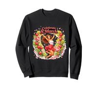 Celebrate 8 March Floral Women’s Art Sweatshirt