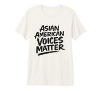 Celebrate AAPI Heritage Month - Asian American Voices Matter Premium T-Shirt
