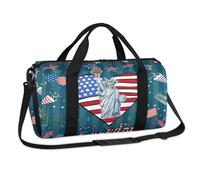 Celebrate American Fneedom Sports Duffel Bags Weekend Overnight Bag Casual Tote Holdall Travel Gym Luggage Duffel Bag for Kids Girls Boys Women Men