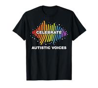 Celebrate Autistic Voices Autism Awareness Pride Month T-Shirt