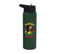 Celebrate Black History - African Civil Rights Empowerment Stainless Steel Insulated Water Bottle