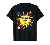 Celebrate Courage Brave Guy Overcome Fears You Can Attitude T-Shirt