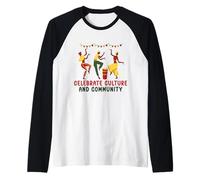 Celebrate Culture and Community Tee Kwanzaa, Heritage Raglan Baseball Tee
