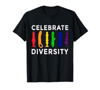 'Celebrate Diversity' Bisexual Feminist Funny Lesbian Pride T-Shirt