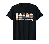 Celebrate Diversity Funny Cute Gifts for Guinea Pig Lovers T-Shirt
