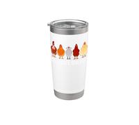 Celebrate Diversity Funny Poultry Chickens Farmer Stainless Steel Insulated Tumbler