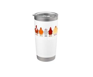 Celebrate Diversity Funny Poultry Chickens Farmer Stainless Steel Insulated Tumbler