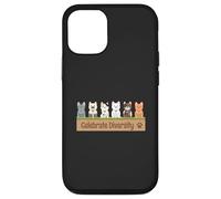 Celebrate Diversity Kitten Breeds Animal Lover Funny Cats Case for iPhone 12/12 Pro