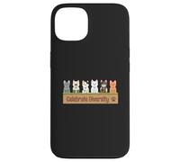 Celebrate Diversity Kitten Breeds Animal Lover Funny Cats Case for iPhone 13