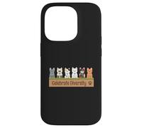 Celebrate Diversity Kitten Breeds Animal Lover Funny Cats Case for iPhone 14 Pro