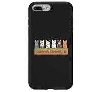 Celebrate Diversity Kitten Breeds Animal Lover Funny Cats Case for iPhone 7 Plus/8 Plus