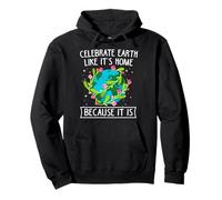 Celebrate Earth Day Home Cute Planet Students Teachers Pullover Hoodie